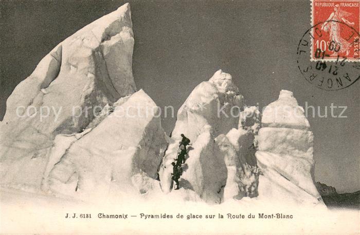 Chamonix Pyramides de glace sur la Route du Mont Blanc