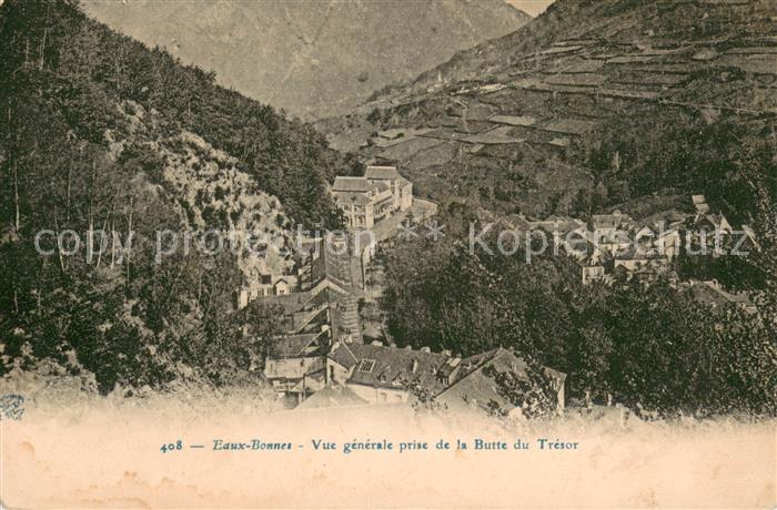 Eaux-Bonnes Vue generale prise de la Butte du Treso