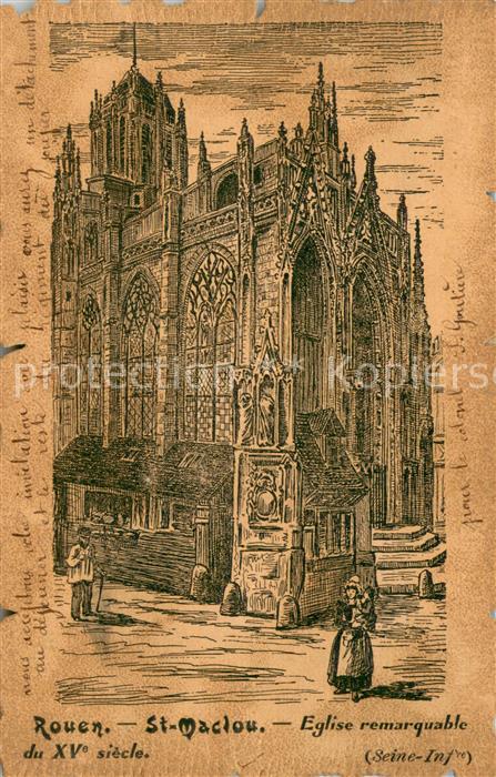 Rouen St Maclou Eglise remarquable