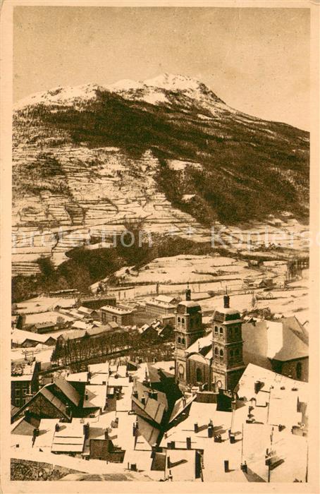 Briancon Vue generale et le Mont Prorel