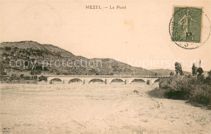 Mezel Alpes-de-Haute-Provence Le Pont
