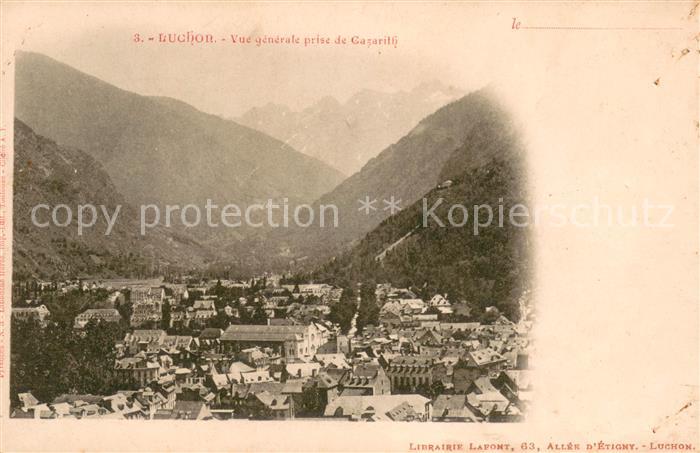 Luchon Haute-Garonne Vue generale prise de Cazarith