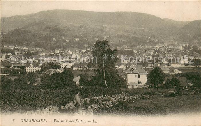 Gerardmer Vosges Vue prise des Xettes