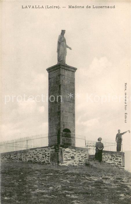 La Valla-sur-Rochefort Madonne de Luzernaud