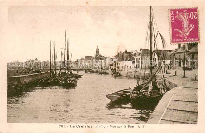 Le Croisic Vue sur le Port