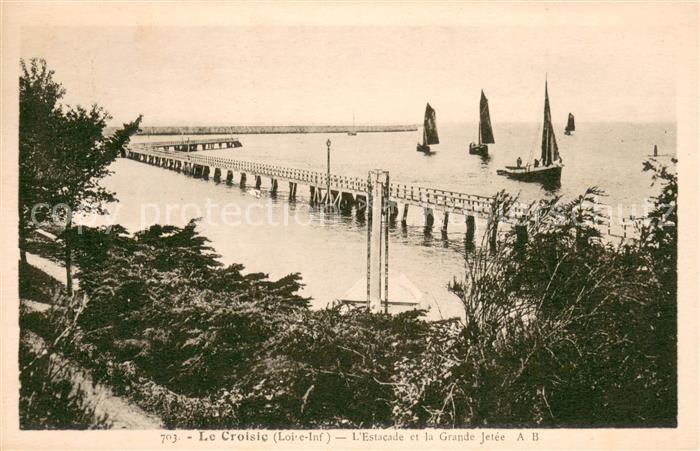 Le Croisic Estacade et la Grande Jetee