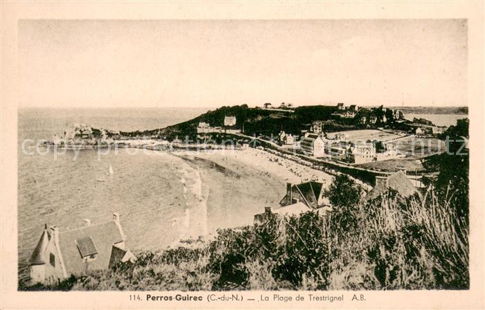 Perros-Guirec La Plage de Trestrignel