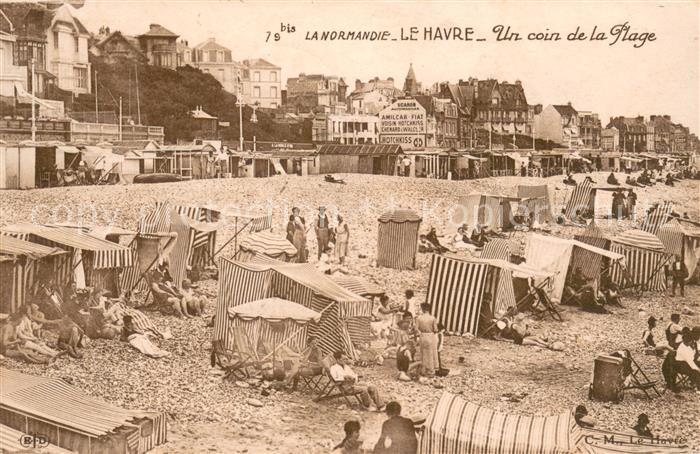 Le Havre Un coin de la Plage