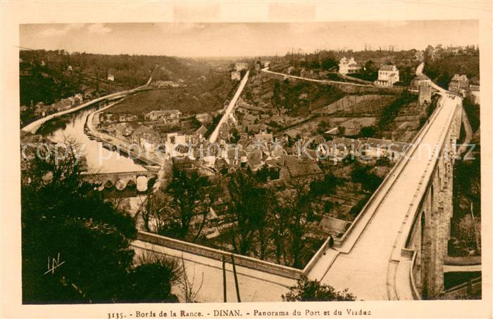 Dinan 22 Panorama du Port et du Viaduc