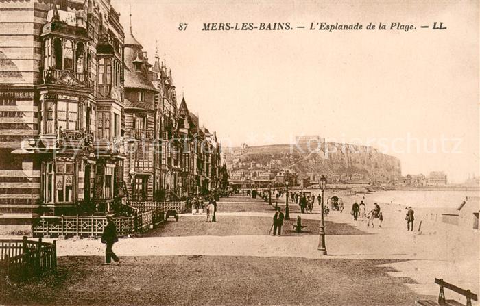 Mers-les-Bains Esplanade de la Plage