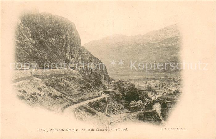 Pierrefitte-Nestalas Route de Cauterets Le Tunnel