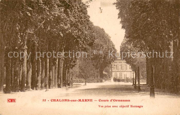 Chalons-sur-Marne Cours d Ormesson