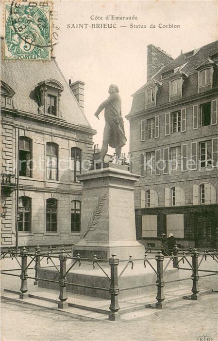 Saint-Brieuc Cotes-d Armor Statue de Corbion