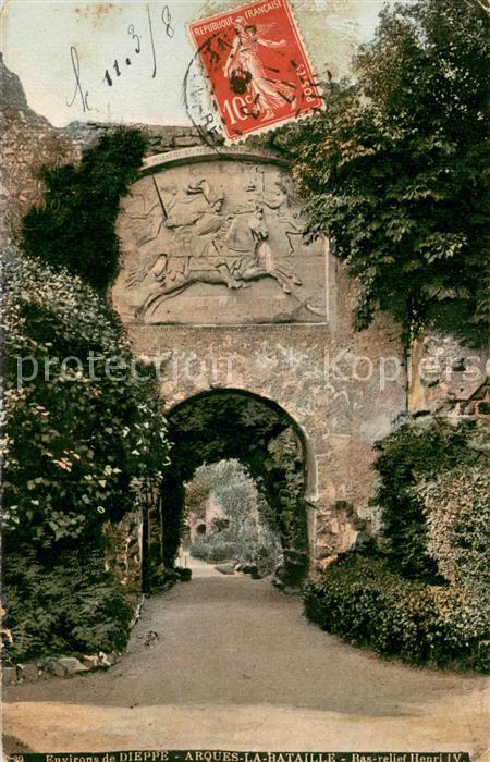 Dieppe 76 Arques la Bataille Basisrelief Henri IV