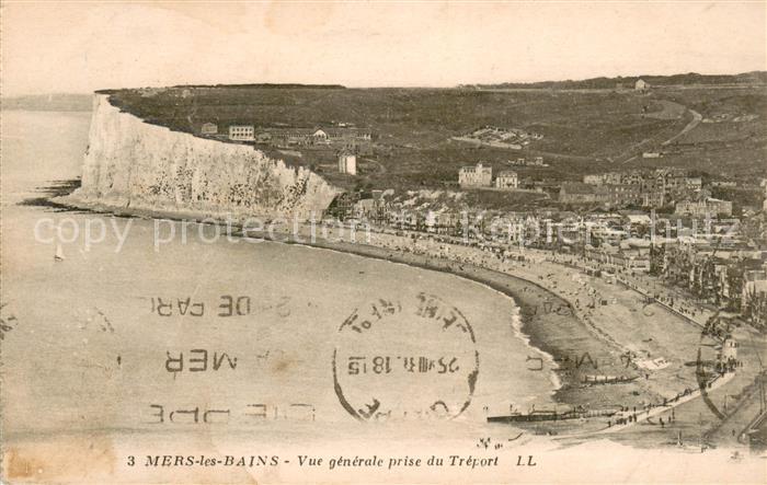 Mers-les-Bains Vue generale prise du Treport