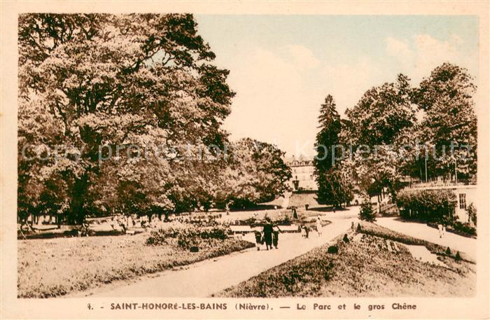 Saint-Honore-les-Bains Le Parc et le gros Chene
