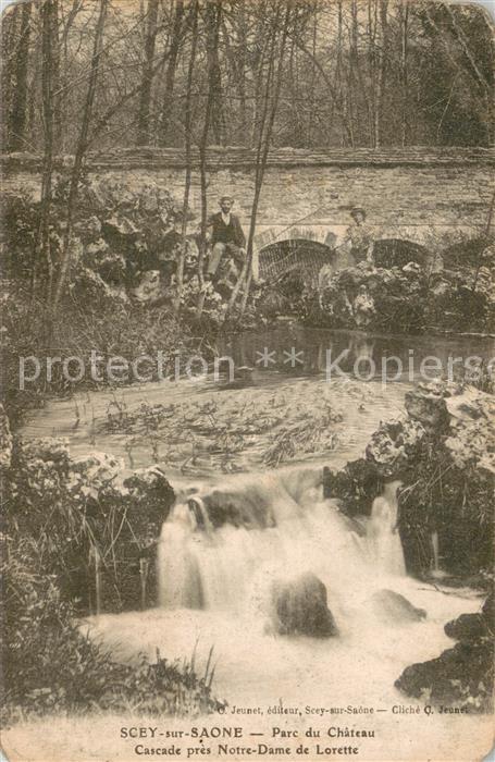Scey-sur-Saone-et-Saint-Albin Parc du Chateau Cascade pres Notre Dame