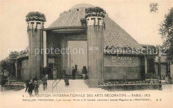 Exposition Arts Decoratifs Paris 1925 Pavillon Primavera