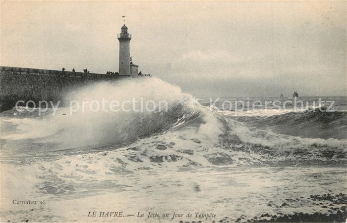 Leuchtturm Lighthouse Le Havre Jetee