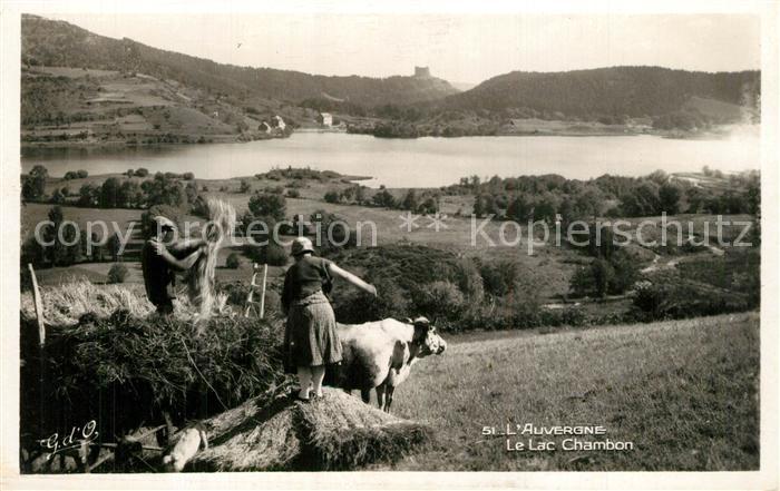 Landwirtschaft Auvergne Lac Chambon