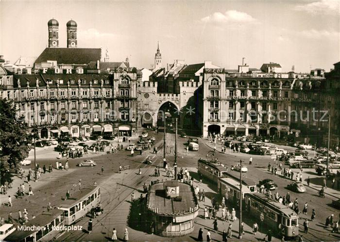 Strassenbahn M?nchen Karlsplatz