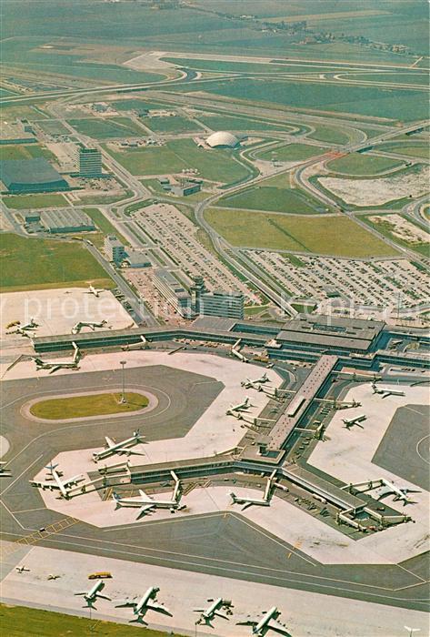 Flughafen Airport Aeroporto International Luchthaven Schiphol Fliegeraufnahme