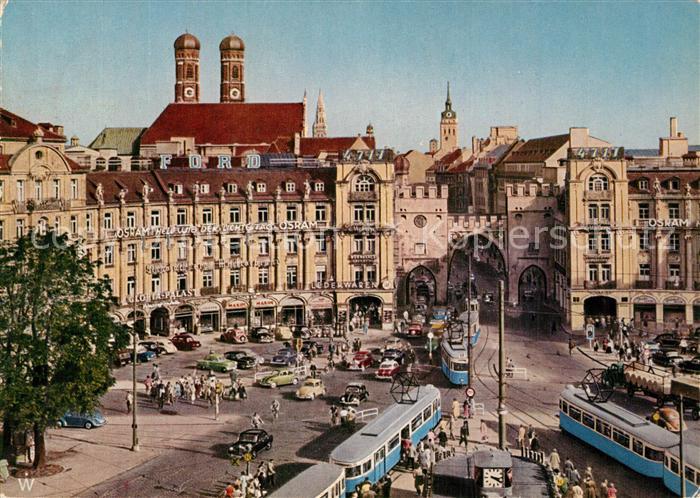 Strassenbahn M?nchen Karlsplatz Karlstor