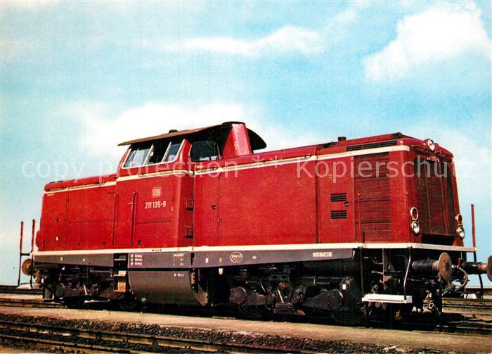 Lokomotive Einmotorige 1100-PS Baureihe 211 V 100 Henschel MaK