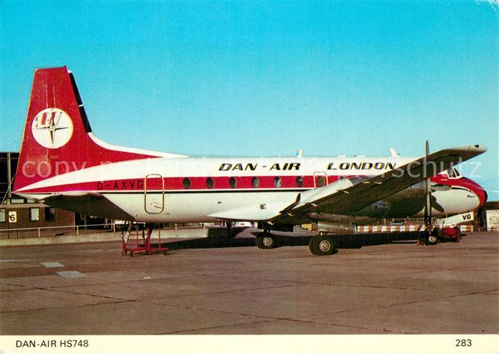 Flugzeuge Zivil Dan-Air HS748