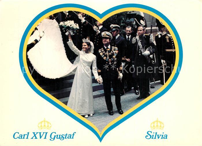 Adel Schweden Carl XVI Gustaf Silvia Hochzeit