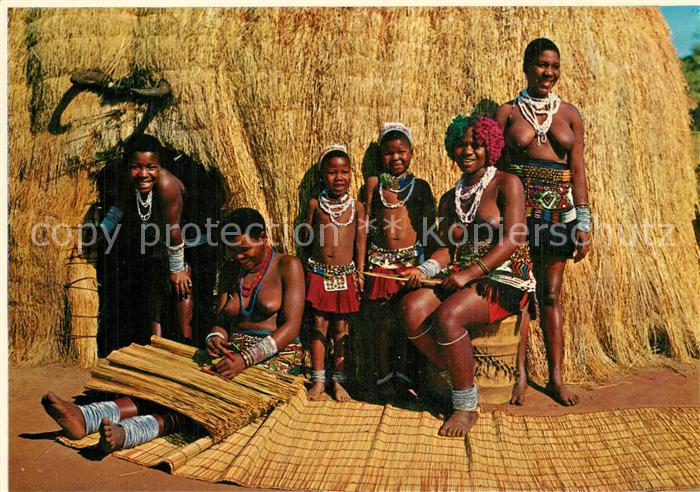 Typen Afrika Mattenflechten Cane Matting Natal South