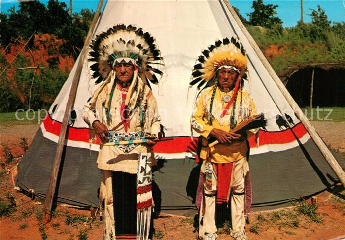 Indianer Native American Kiowa Chiefs Indian City USA
