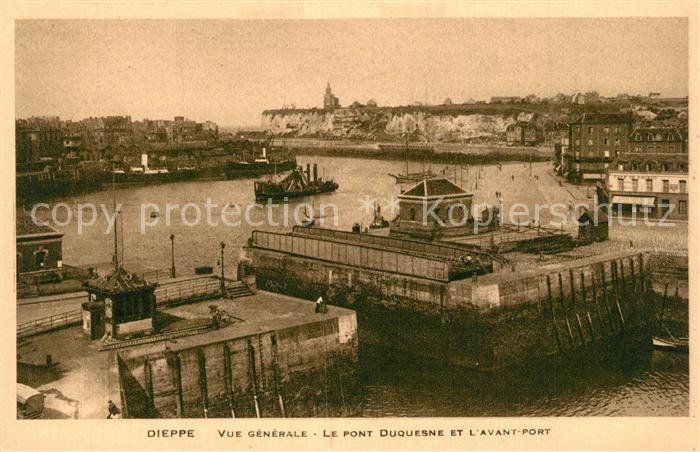 Dieppe 76 Pont Duquesne et l'Avant Port