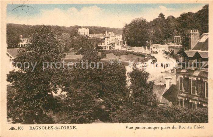 Bagnoles-de-l Orne Vue panoramique prise du Roc au Chien