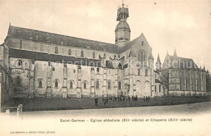 Saint-Germer-de-Fly Eglise abbatiale XIIe siècle et Chapelle XIIIe siècle