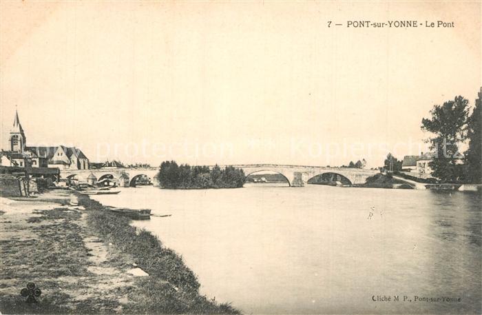 Pont-sur-Yonne Bords de la rivière Pont