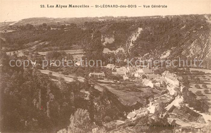 Saint-Leonard-des-Bois Vue Generale Alpes Mancelles