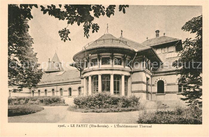 Le Fayet Etablissement Thermal