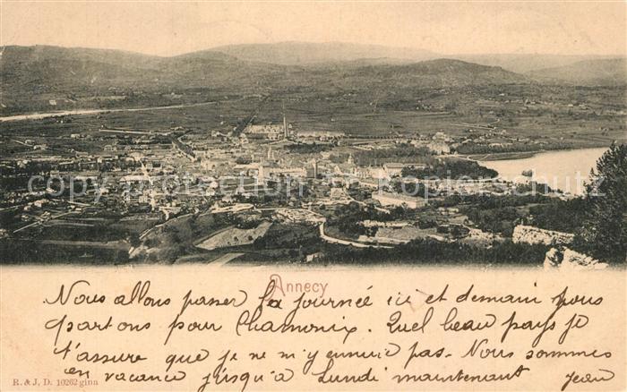 Annecy Haute-Savoie Vue panoramqiue