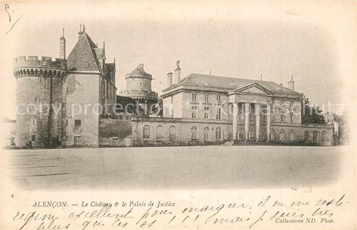 Alencon Chateau et Palais de Justice
