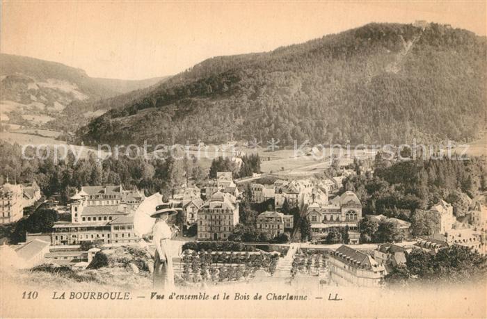 La Bourboule Vue d_ensemble et le Bois de Charlanne