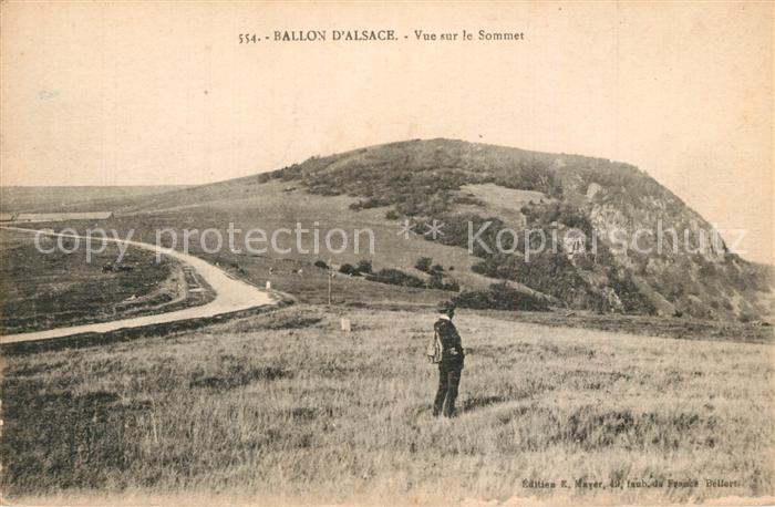 Ballon d Alsace Vue sur le sommet Paysage