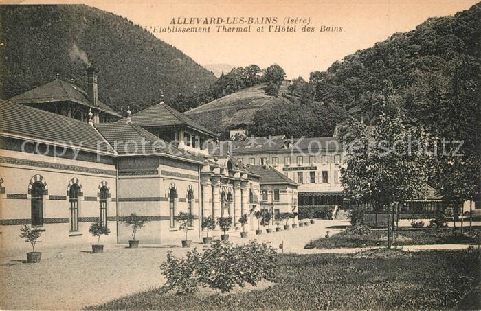 Allevard les Bains Isere Etablissement Thermal Hôtel des Bains