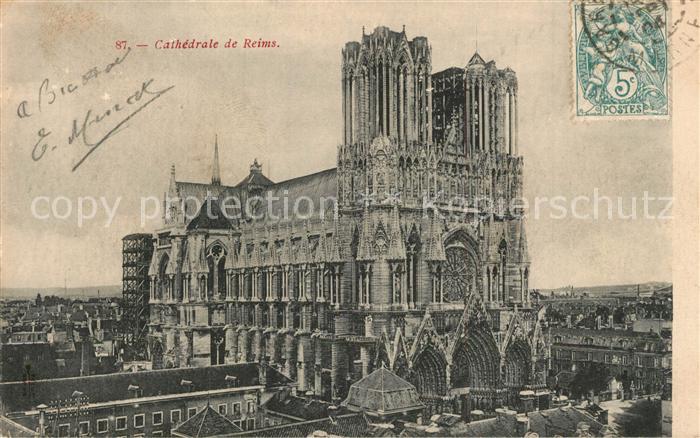 Reims Champagne Ardenne La Cathedrale