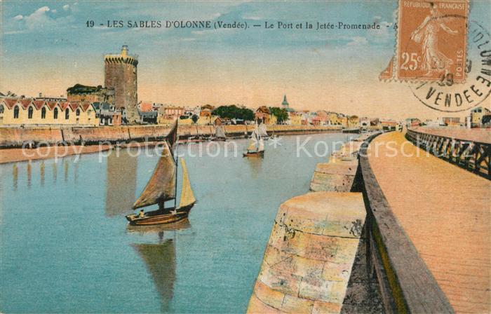 Les Sables-d Olonne Le Port et la Jetée Promenade