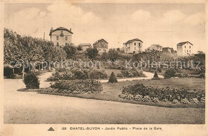 Chatel-Guyon Jardin Public Place de la Gare