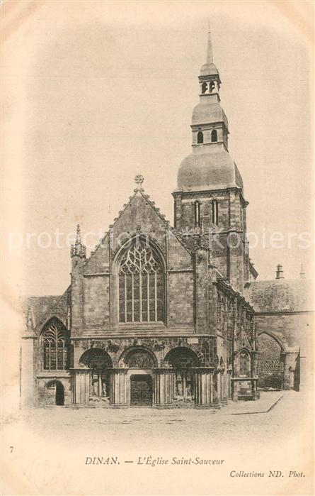 Dinan 22 Eglise Saint Sauveur Kirche
