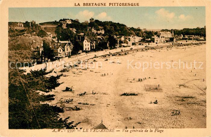 Le Val Andre Vue Generale de la plage