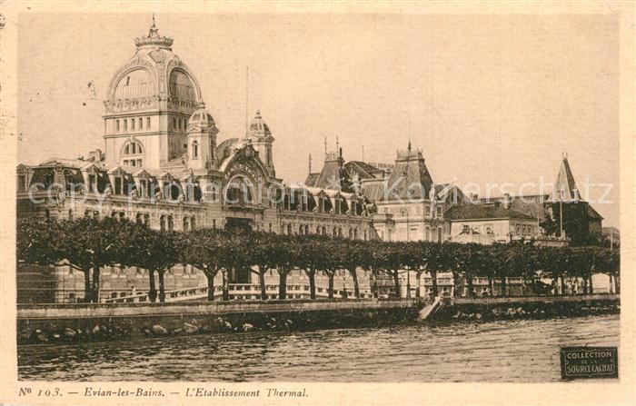 Evian-les-Bains Haute Savoie Etablissement Thermal