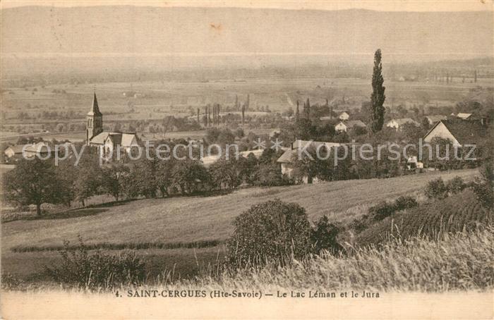 Saint-Cergues France Panorama Lac Leman et le Jura